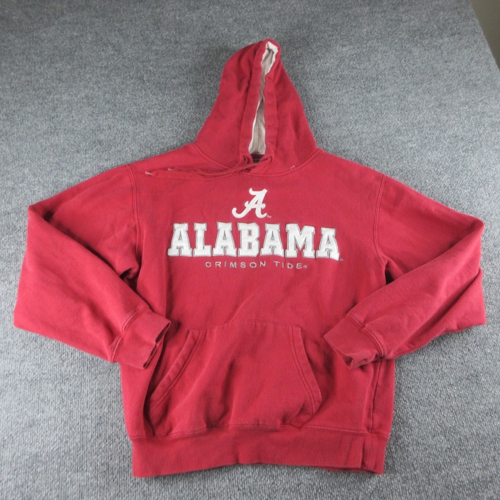 Alabama Crimson Tide Hoodie Mens Medium Red NCAA Football Stadium Athletics